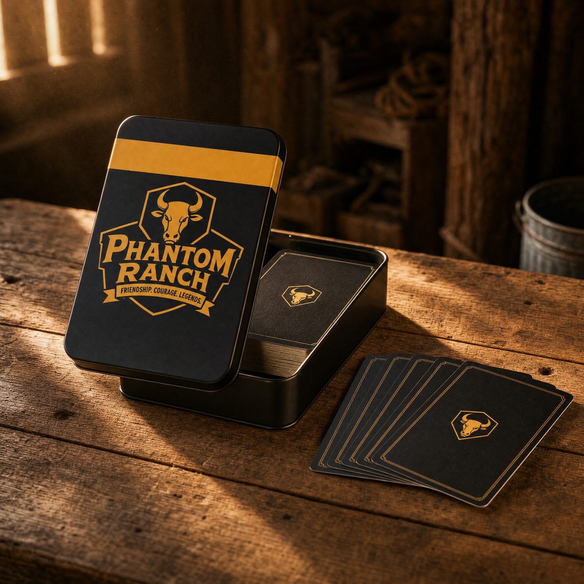 Signal Run card game in a travel tin