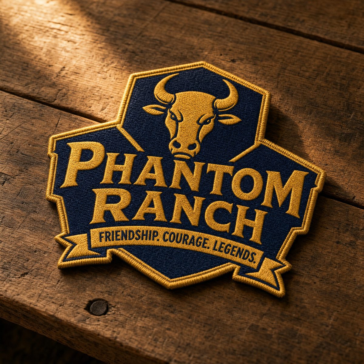 Phantom Ranch crest patch, embroidered
