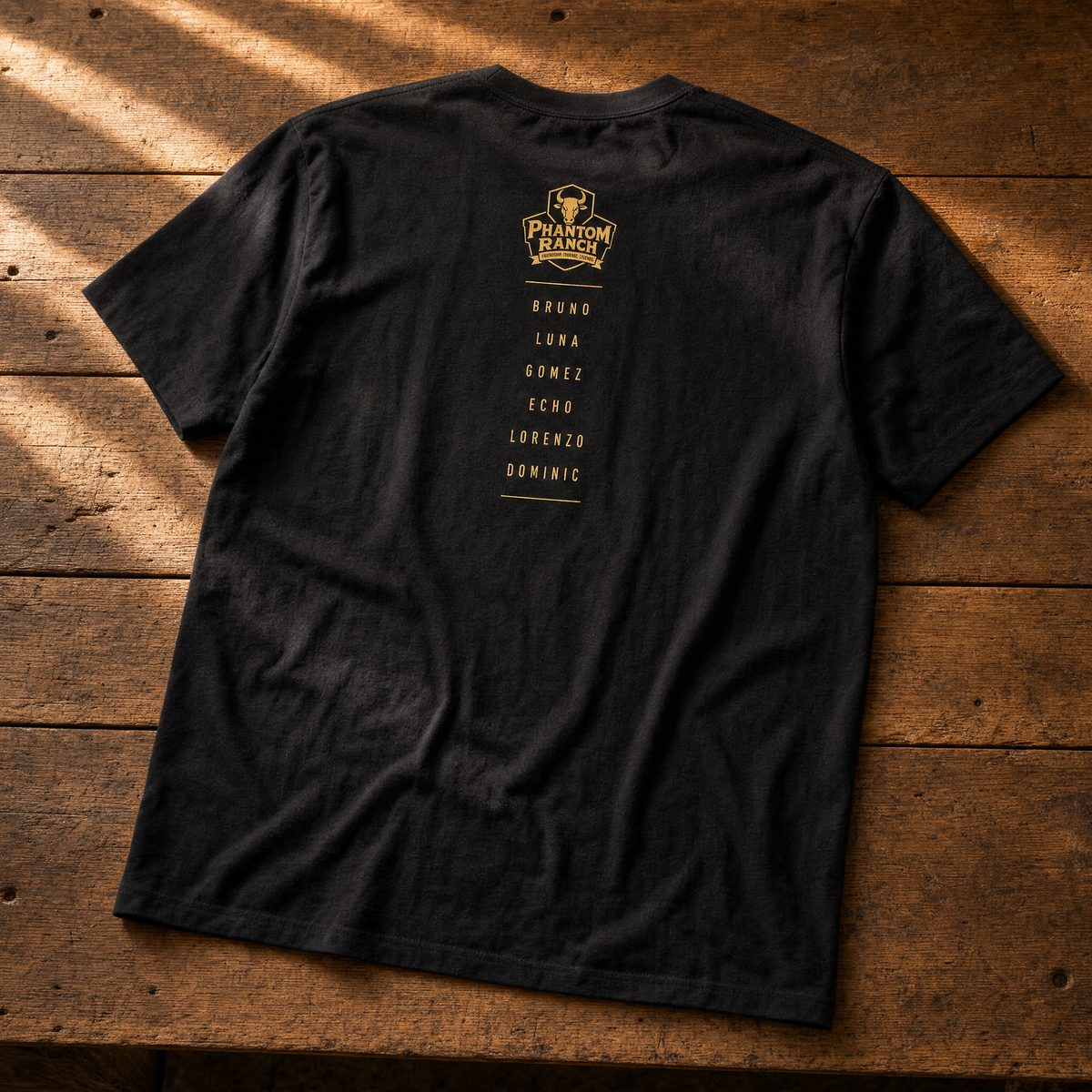 The crew roster tee